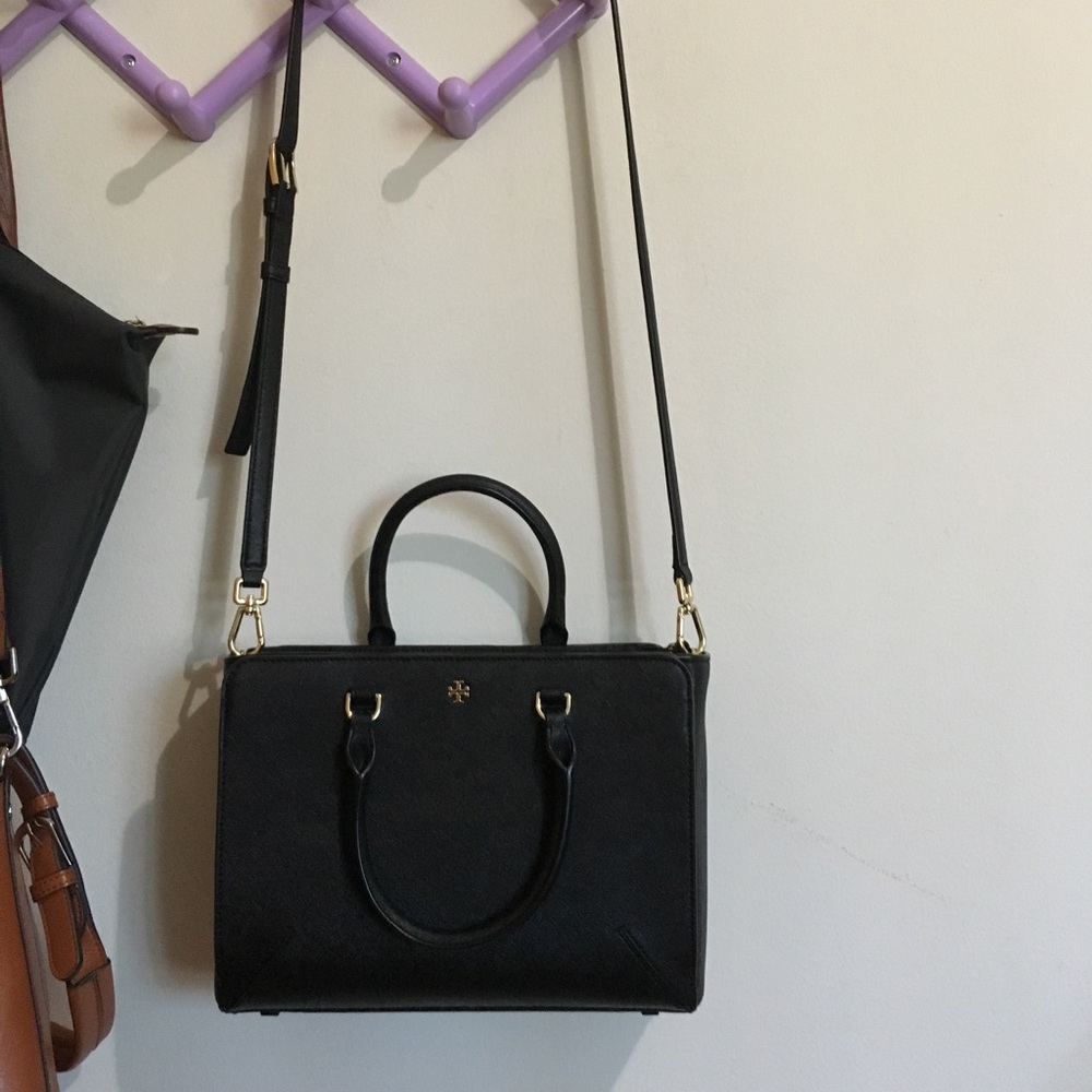 Tory Burch Robinson Small Zip Tote Bag